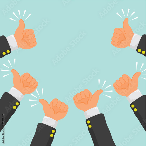 concept illustration of a boy having a fever in bed, flat style vector illustration.