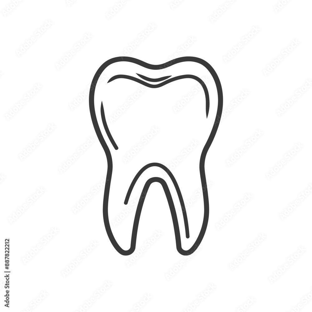 dentist minimalist line art icon logo symbol icon black color only dentist minimalist line art icon logo symbol icon black color only