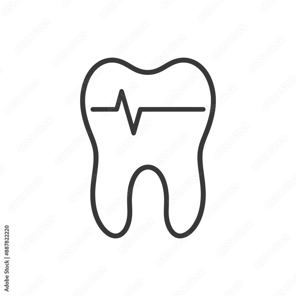 dentist minimalist line art icon logo symbol icon black color only dentist minimalist line art icon logo symbol icon black color only
