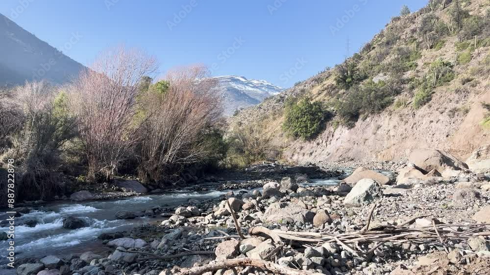 Farellones Santiago de Chile River Day Nature Farellones Santiago de Chile River Day Nature