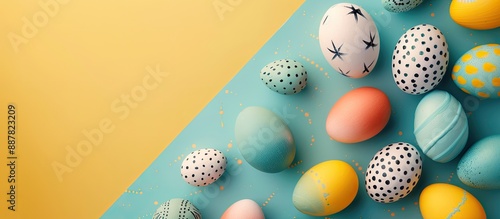 Top view of a collection of...