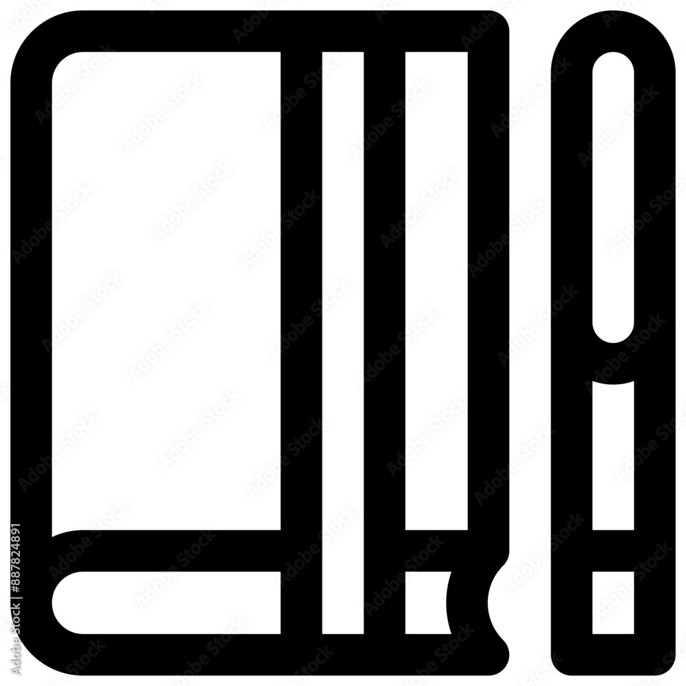 Journaling. Editable stroke vector icon. Journaling. Editable stroke vector icon.