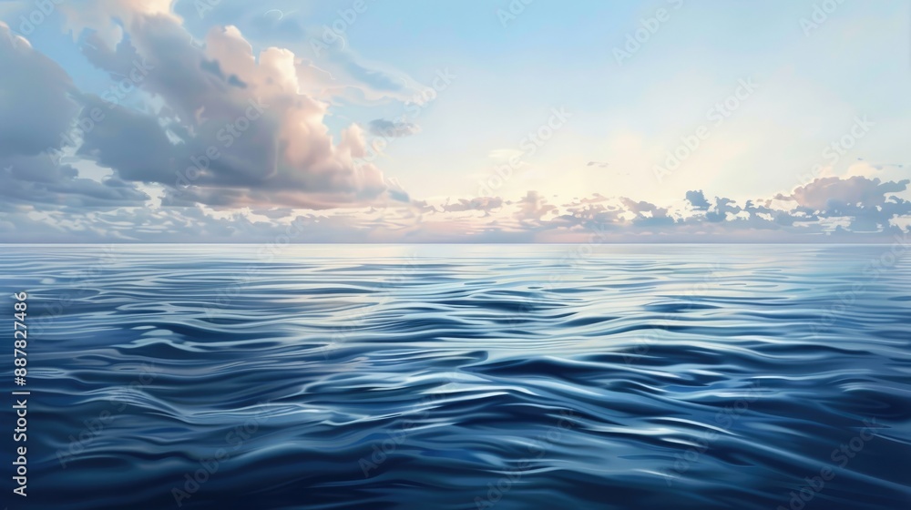 Fototapeta premium Calm Ocean Scene