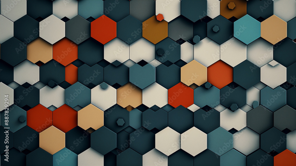Hexagons pattern Hexagons pattern