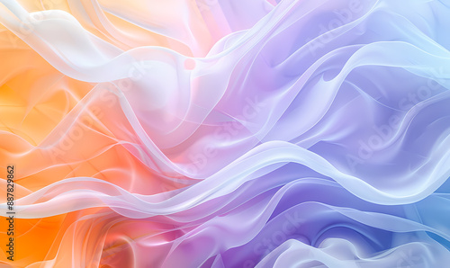 Wallpaper Mural abstract background with waves Torontodigital.ca