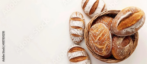 An assortment of fresh brea...