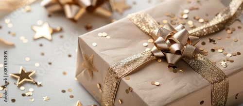 Close up of a gift box with...