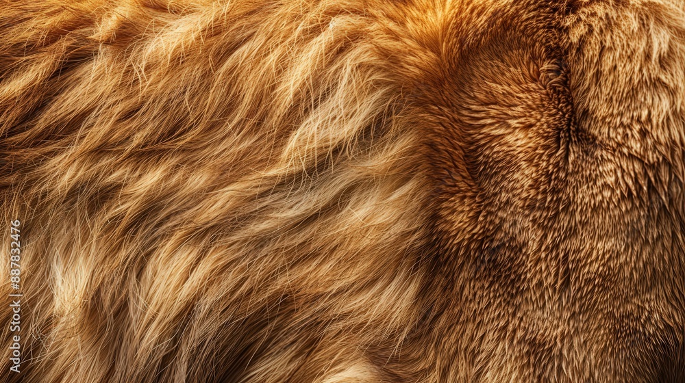 Close Up of Golden Fur Texture Close Up of Golden Fur Texture