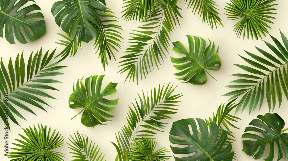 palm leaf pattern palm leaf pattern