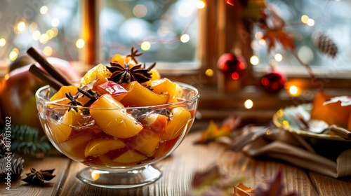 Aromatic Apple Compote with Star Anise.