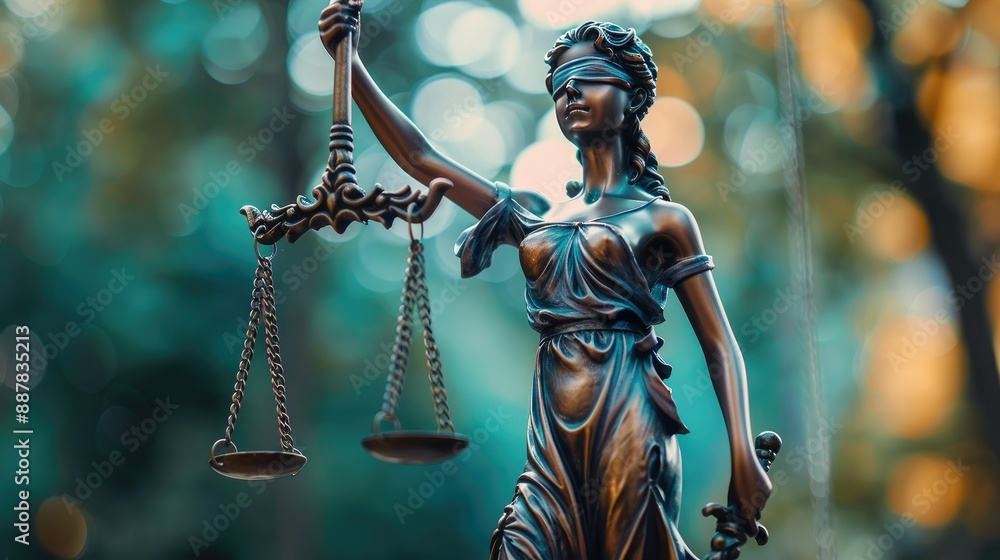 The Blindfolded Lady Justice Statue, a Symbol of Legal Equality The Blindfolded Lady Justice Statue, a Symbol of Legal Equality