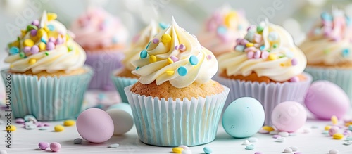 Easter themed cupcakes feat...