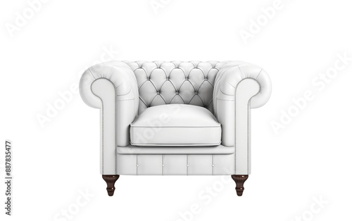 armchair isolated on white