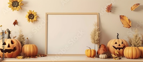 Halloween themed mockup fea...