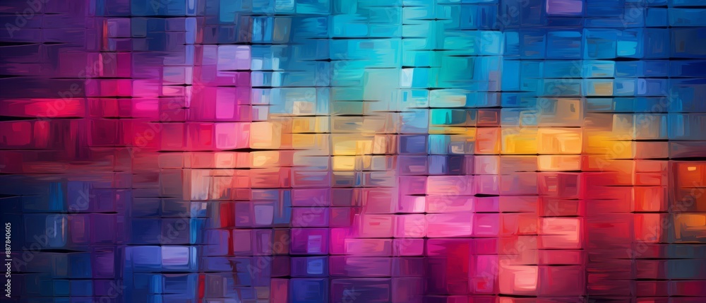 Quilt Material Structure Background - Generative AI Quilt Material Structure Background - Generative AI
