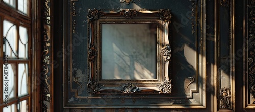 Mockup featuring an antique...
