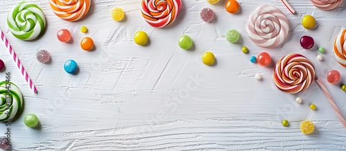Colorful candies and lollip...