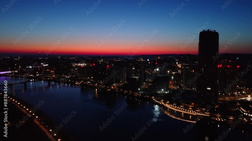 Aerial view of Belgrade, capital of Serbia. Aerial view of Belgrade, capital of Serbia.