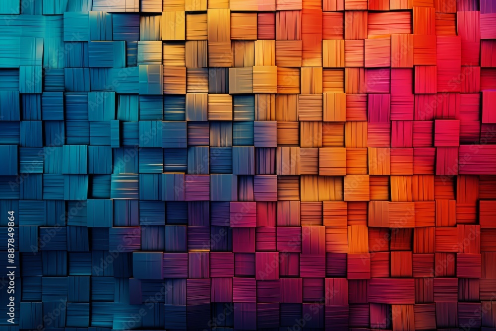 Wicker Material Structure Background - Generative AI Wicker Material Structure Background - Generative AI