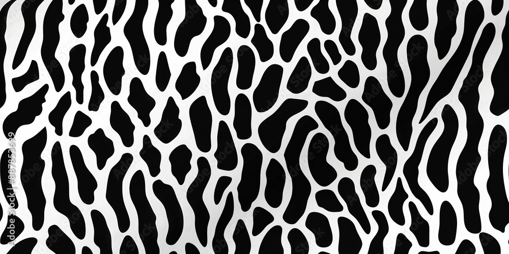 Abstract Black and White Pattern Abstract Black and White Pattern
