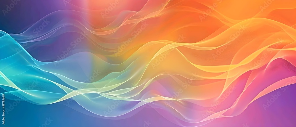 abstract background with colorful waves and a blurred effect. abstract background with colorful waves and a blurred effect.