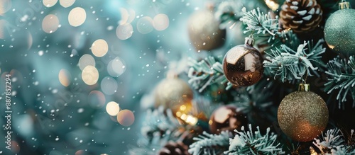 Festive decor adorning a Ch...