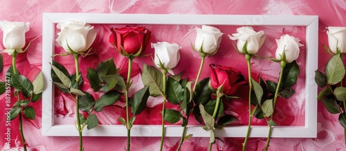 Floral arrangement with whi...