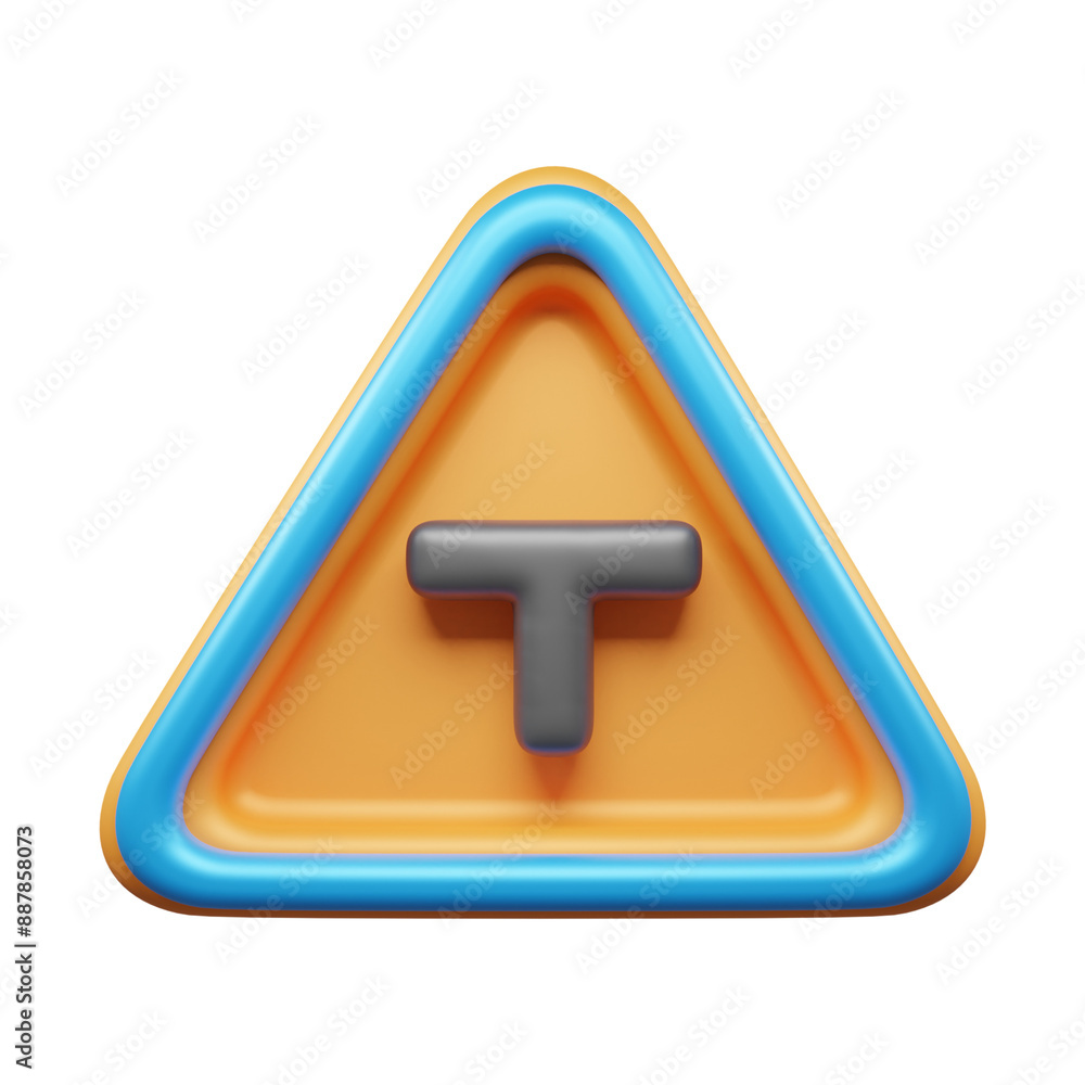 Traffic Sign And Symbol 3D Icon or Road sign 3d icon Traffic Sign And Symbol 3D Icon or Road sign 3d icon