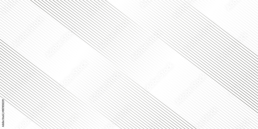 Fototapeta premium Vector parallel square Seamless geometric pattern black and white ribbed striped diagonal line pattern as gradient background. modern simple vector design, elegant modern black line background.