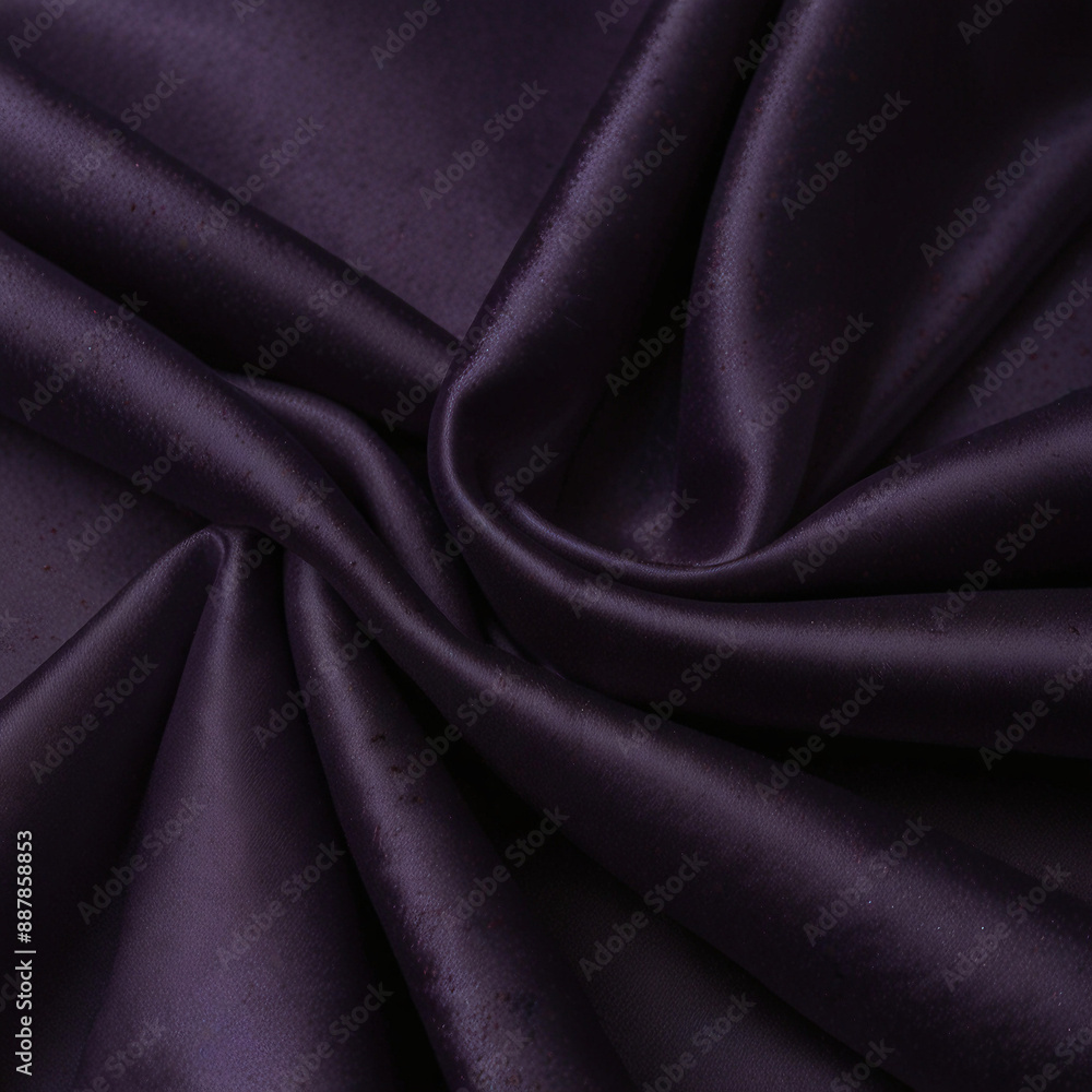 Fototapeta premium Dark Purple Satin Fabric