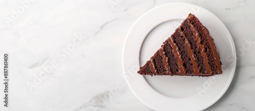 A decadent slice of chocola...