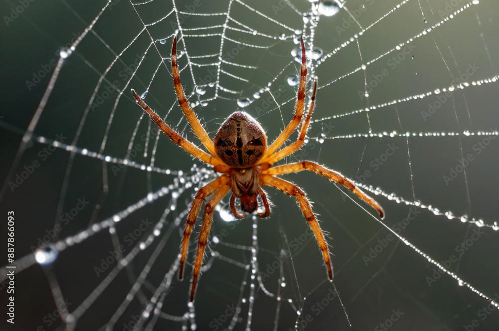 Obraz premium Spider in a Web