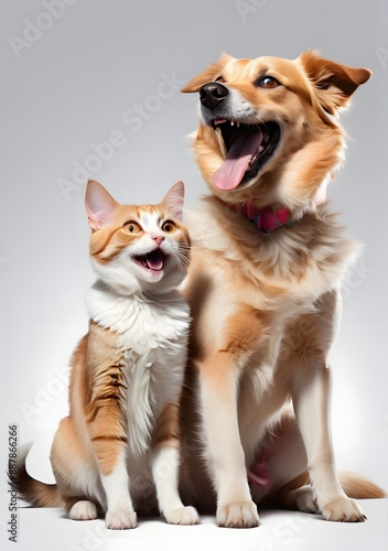 dog and cat friendship © yash