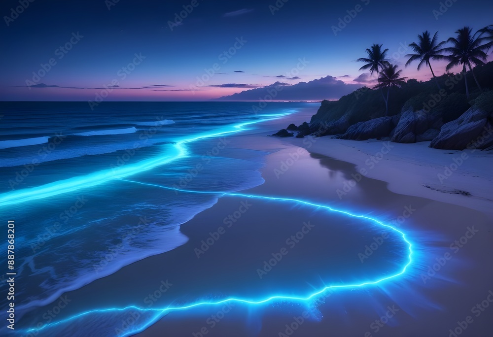 Fototapeta premium Beautiful sea beach photo