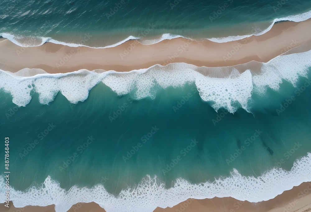 Fototapeta premium Beautiful sea beach photo