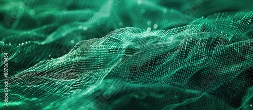 Emerald net texture backgro...
