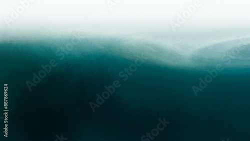 Aesthetic png ocean watercolor texture border