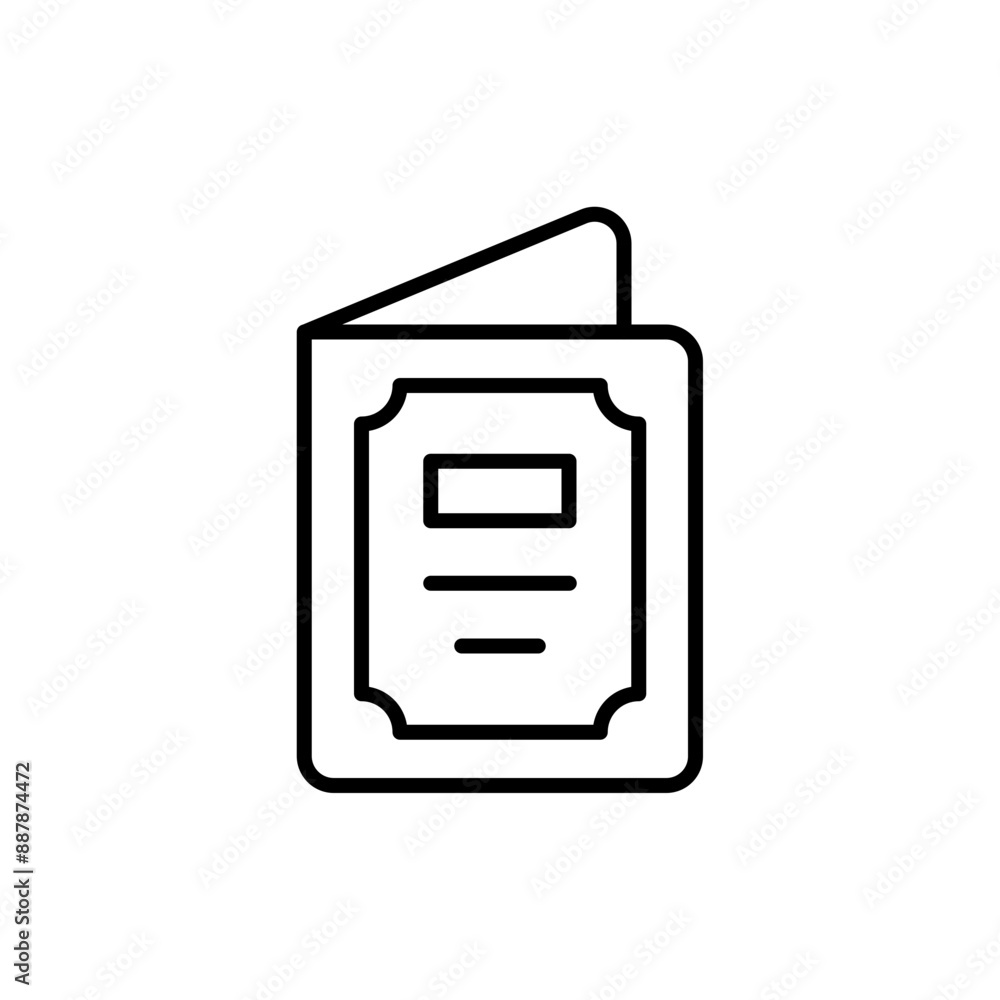 Invitation outline icons, minimalist vector illustration ,simple transparent graphic element .Isolated on white background Invitation outline icons, minimalist vector illustration ,simple transparent graphic element .Isolated on white background