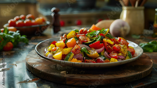 Delicious stir-fried bell pepper dish