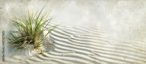 A serene scene with rippled...