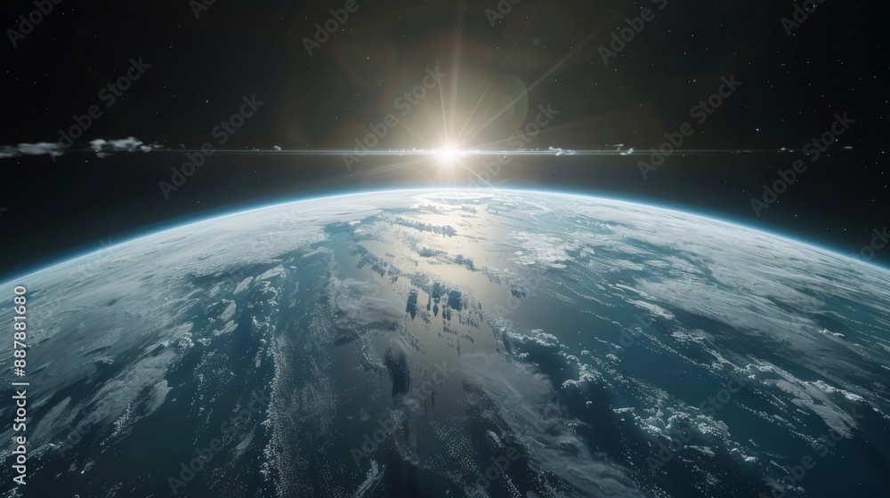 Fototapeta premium Stunning view of Earth from space