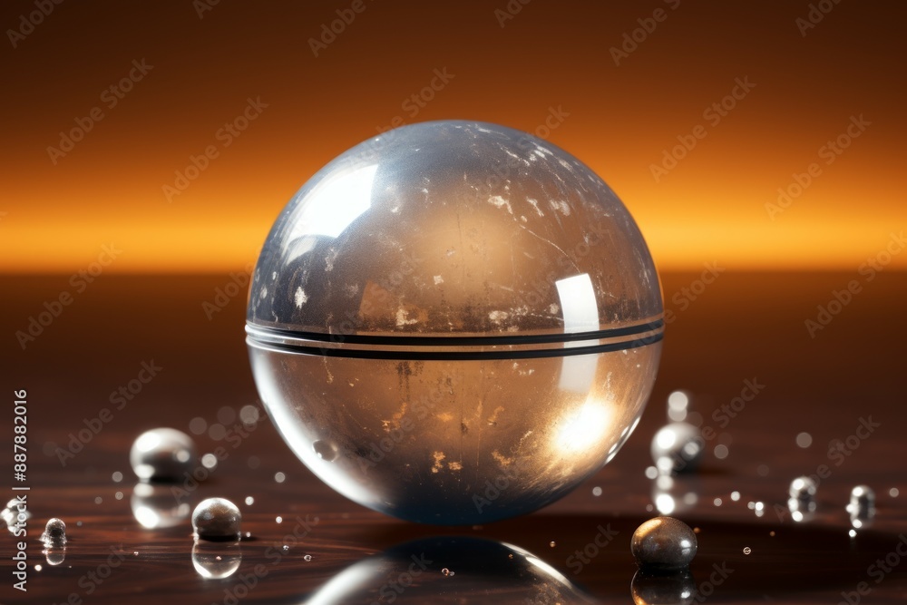 Mercury Material Structure Background - Generative AI Mercury Material Structure Background - Generative AI