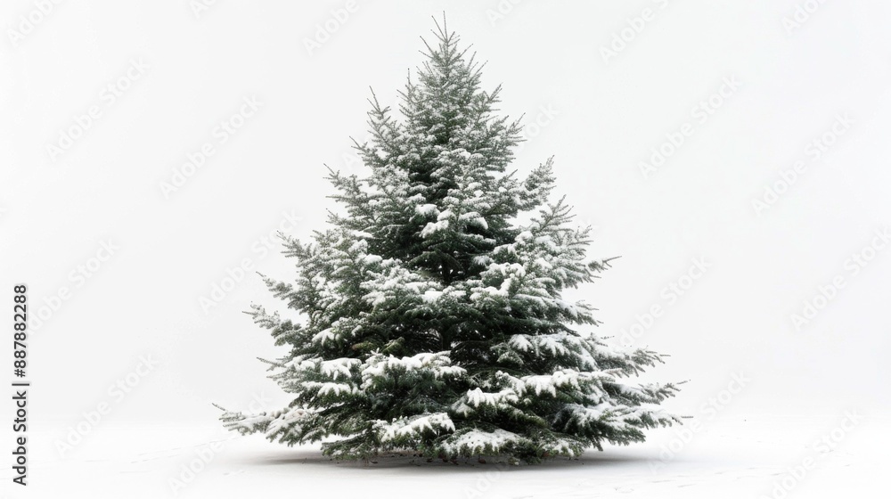 Snowy Pine Tree in Winter Snowy Pine Tree in Winter
