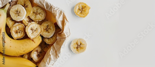 Banana and dried slices in ...