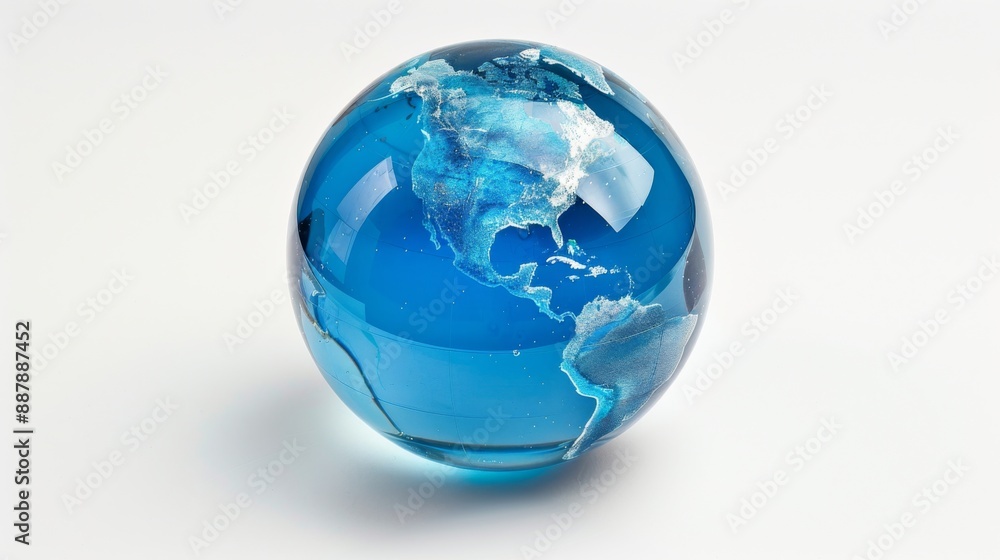 Glass Earth Globe Glass Earth Globe