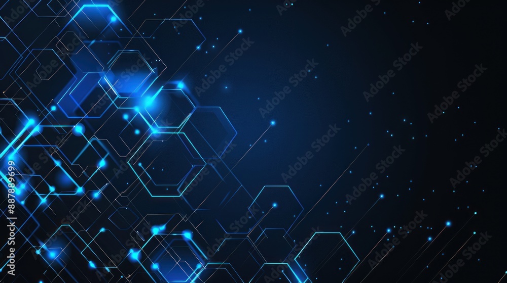 Obraz premium Abstract Digital Network Illustration