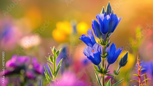 Russell s prairie gentian