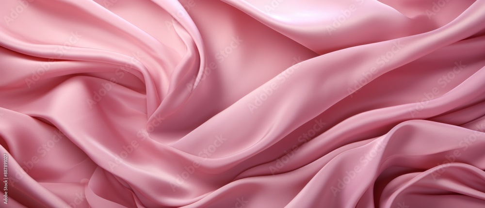 Fototapeta premium Taffeta Material Structure Background - Generative AI