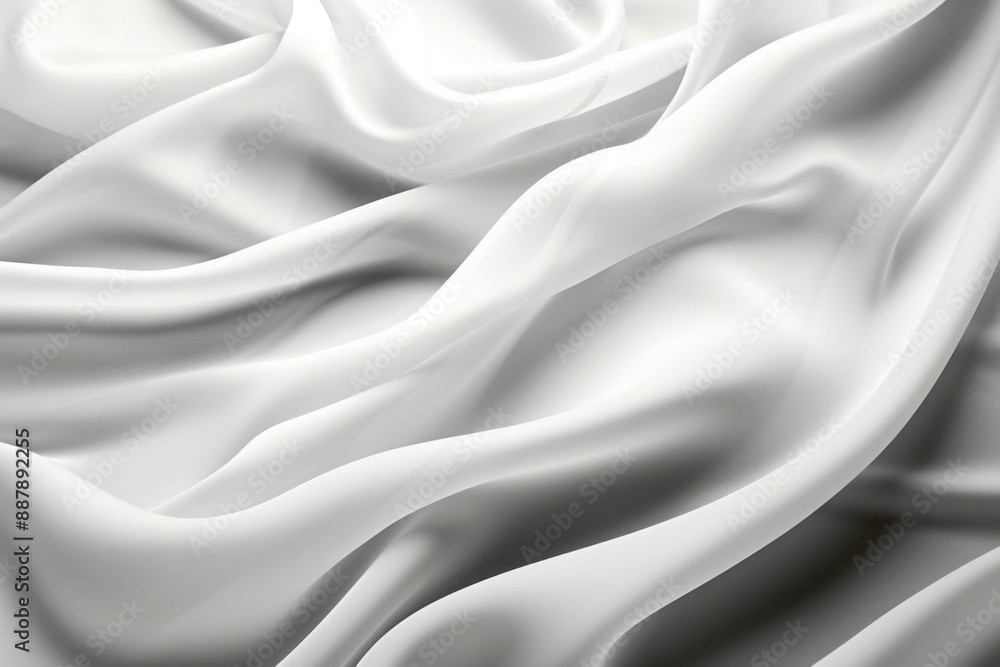 Obraz premium Chiffon Material Structure Background - Generative AI