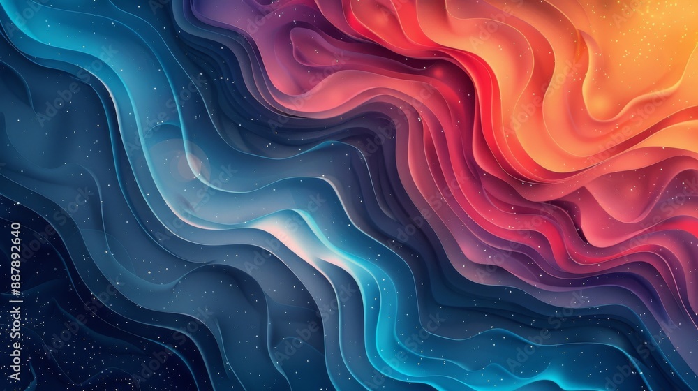 Abstract Colorful Wave Gradient Background Abstract Colorful Wave Gradient Background